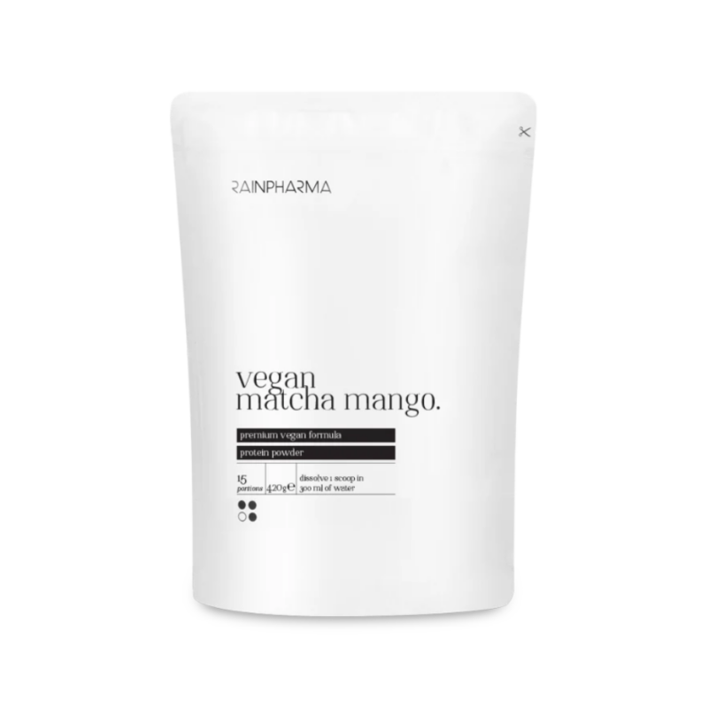 Vegan protein shake - Matcha Mango - Rainpharma - Bonne Vie